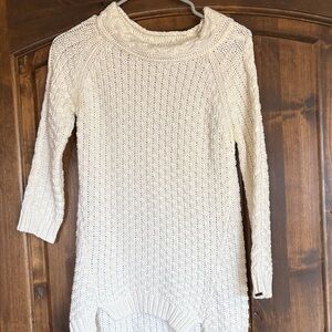 Dex Cream Cowl Neck Sweater